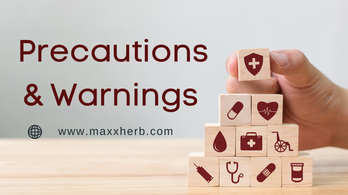 precautions and warnings of herbal supplements
