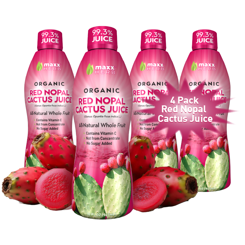 Red Nopal Cactus Fruit Juice (Organic)