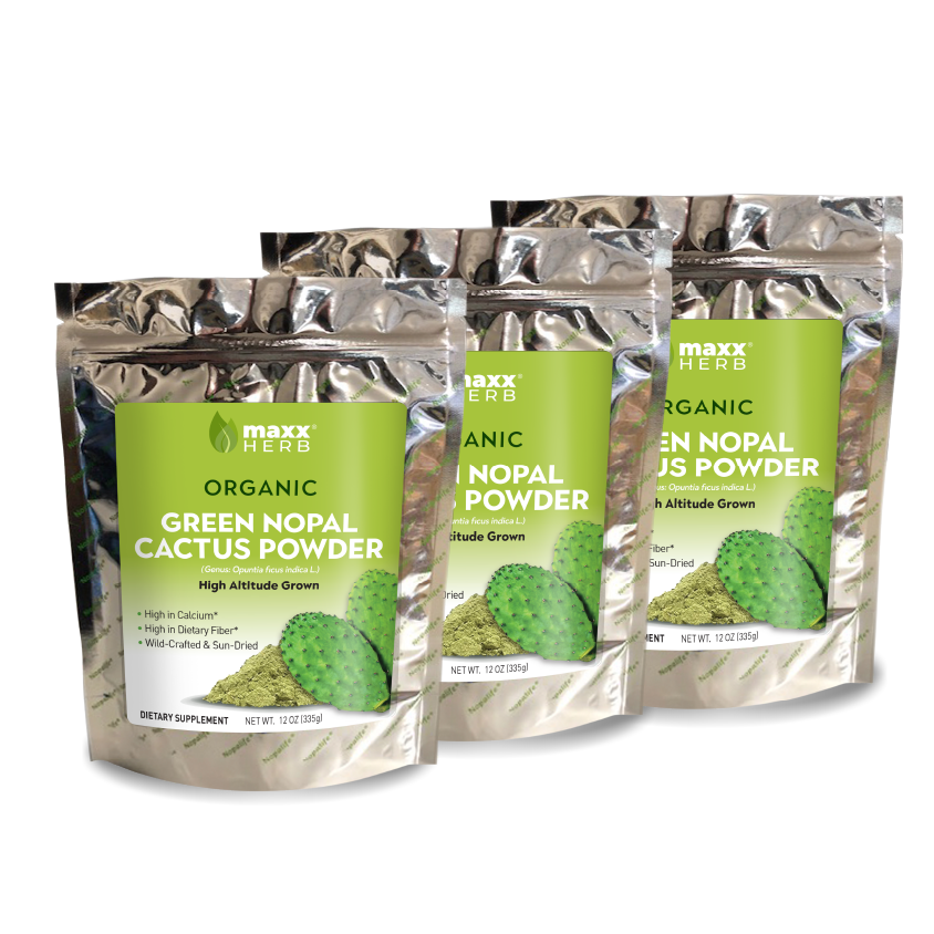 Green Nopal Cactus Leaf Powder (Organic)