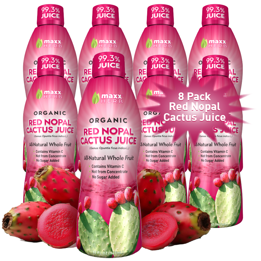 Red Nopal Cactus Fruit Juice (Organic)