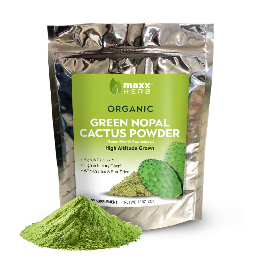 Green Nopal Cactus Leaf Powder (Organic) 12 Oz