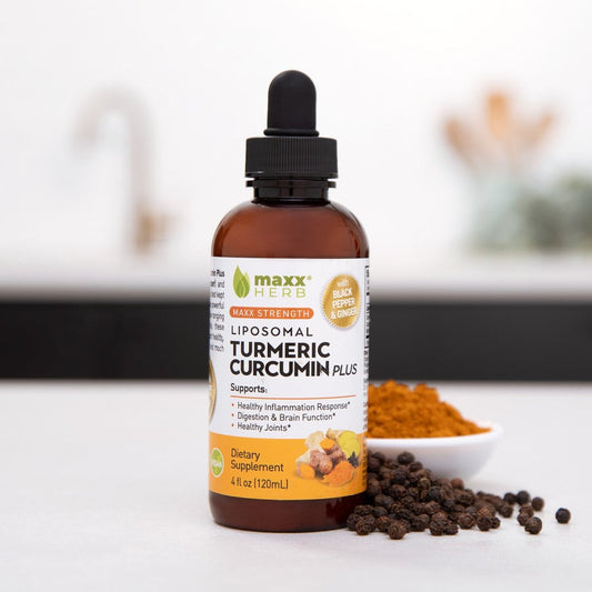 Turmeric Curcumin Extract - Liposomal, Black Pepper & Ginger