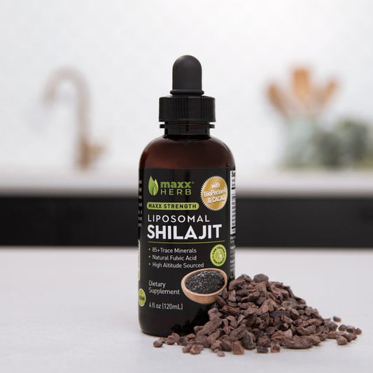 Shilajit Extract - Liposomal, BioPerine ® & Cacao