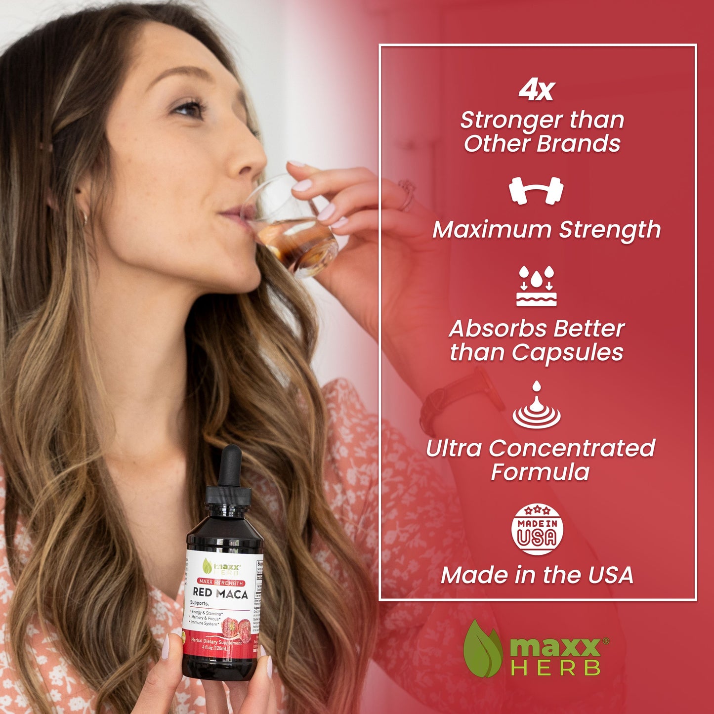 Red Maca Root Extract - 4oz (60 Servings)