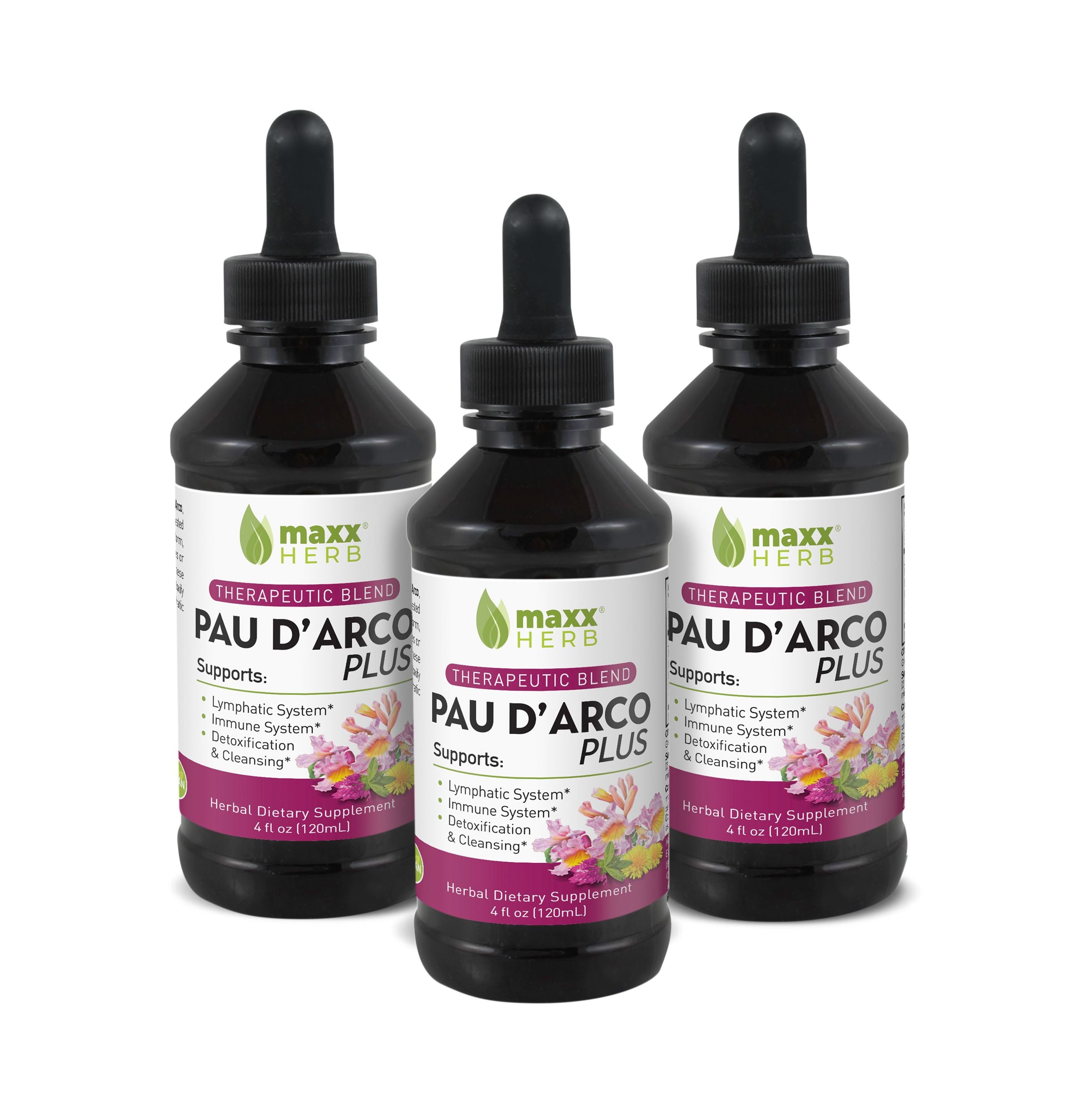 Pau D' Arco Plus Extract - Dandelion Root & Red Clover
