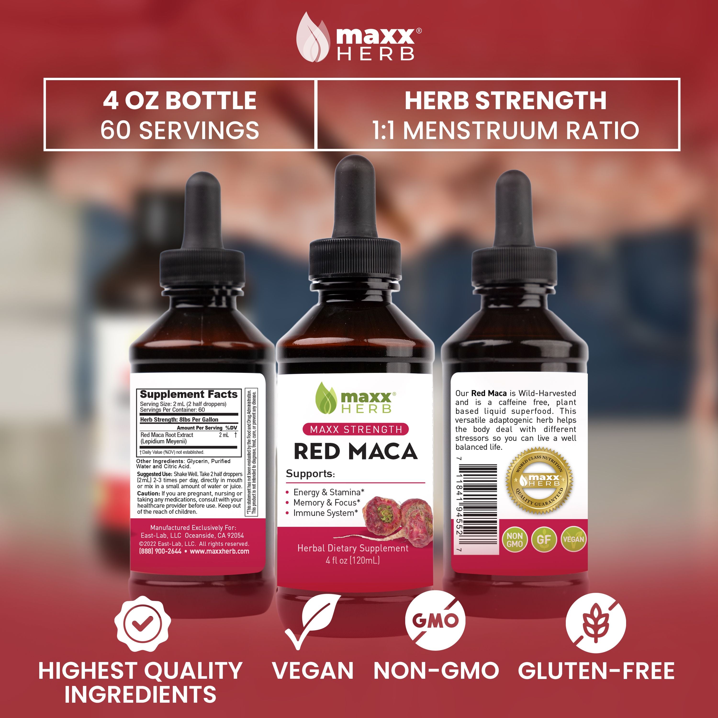 Red Maca Root Extract